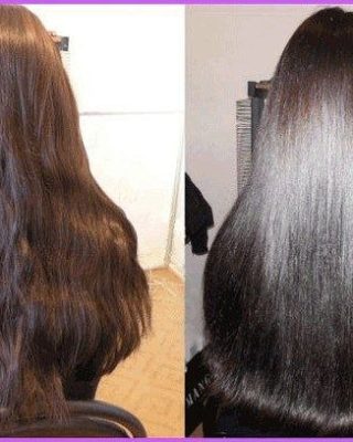 Ламинирование волос делает волосы тяжелее, процедура убирает волнистость волос